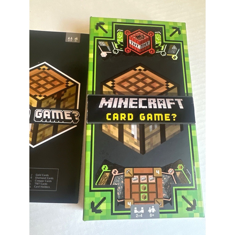 Minecraft Card Game? Mattel 100% Complete with Instructions Creeper TNT DJY41